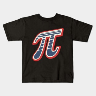 Vintage Pi Symbol Kids T-Shirt